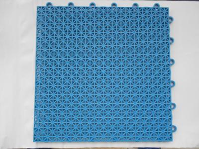 China Water Resistant Indoor Sports Surfaces Anti Skidding PP Interlock Flooring for sale