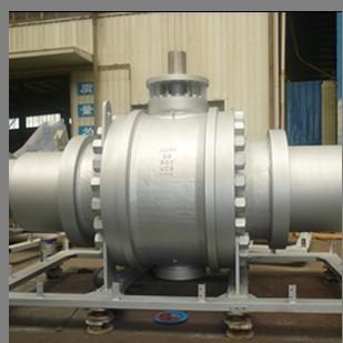 China API 6D Trunnion Mounted Ball Valves, ASTM A216 WCB for sale