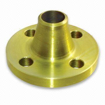 China Yellow Golden Painting Weld Neck Flanges for sale