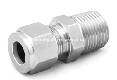 China Stainless Steel Forged Tube Fitting Threaded Instrument Tube Fitting Male Connector Swagelok Fitting for sale