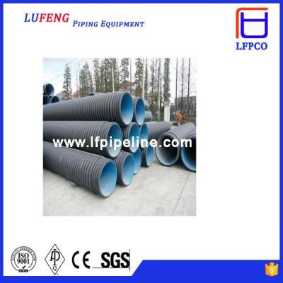 China Rainwater Socket Corrugated HDPE Pipe for sale