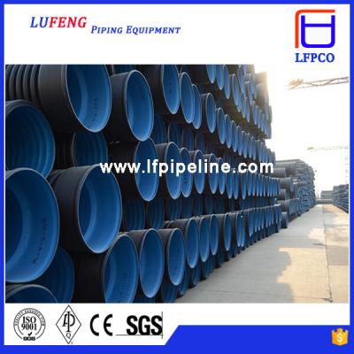 China PE flexible corrugated hose flexible hdpe pipe for sale