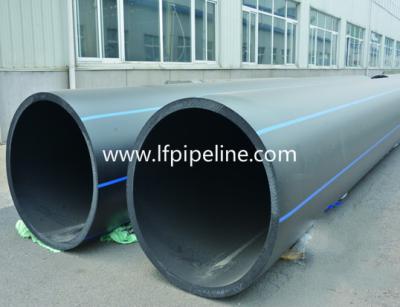 China PE80 PE100 110mm hdpe pipe pn16 for water supply for sale