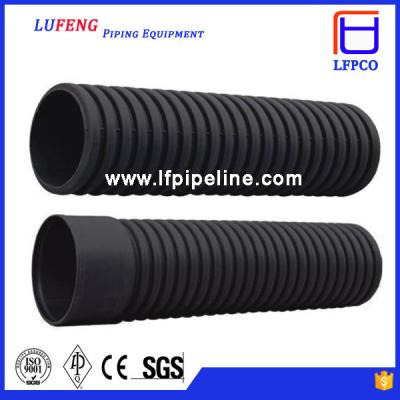China PE Spiral Corrugated Hdpe Pipe for sale
