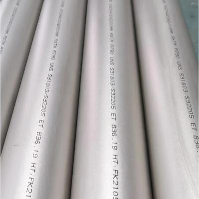 China DUPLEX PIPING 2205 UNS S31803, SEAMLESS, BE, SCH. STD, ASME B36.19 for sale