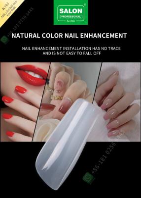 China Milk Color/ Half Square Shape French Acrylic Fake Nail with ABS Artificial nail False Nail for sale