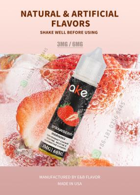 China 60ml Vapor Juice E Liquid For Electric Cigarette Vaporing Juice Smoking Strawberry Flavor for sale