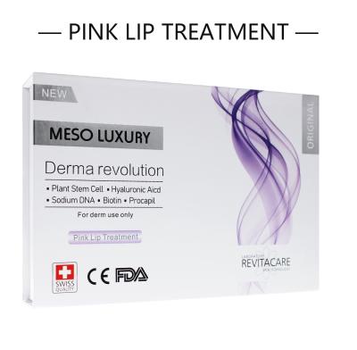 China Pink Luxury Vitamin C Lip Serum Meso Organic Treatment Lip Brightening Serum for sale