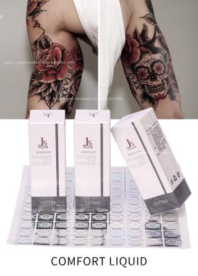 China Transparent JS Tattoo Numbing Solution Anti Allergy Numbing Gel Permanent makeup numb liquid for sale