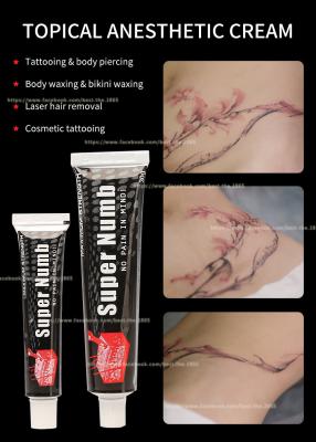 China Super Numb 10g 30g Tattoo Stop Pain Cream  Pink White Cream Apply For 20mins Effective For 3 Hours Wholesale Price for sale