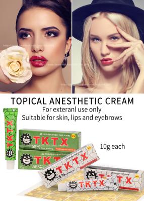 Chine Tatouage 10g crème engourdissant du vert 55% TKTX cirant le cosmétique pour Microneedling à vendre