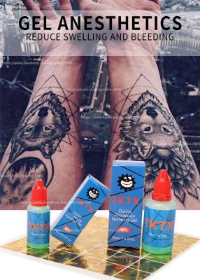 China gel anestésico de la crema TKTX del tatuaje del 40% que entumece 15ml 30ml no aceitoso en venta