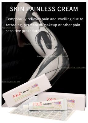 China Efecto anestésico poner crema que entumece 30G del dolor F&E del tatuaje que dura por 3 horas en venta