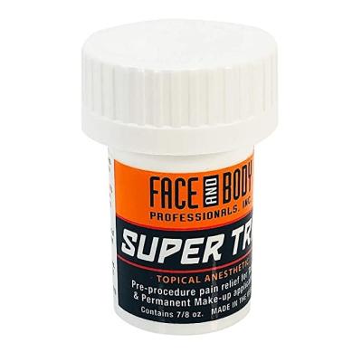 China Tattoo Face And Body Numbing Gel Sustaine Super Trio Topical Anesthetic Gel for sale