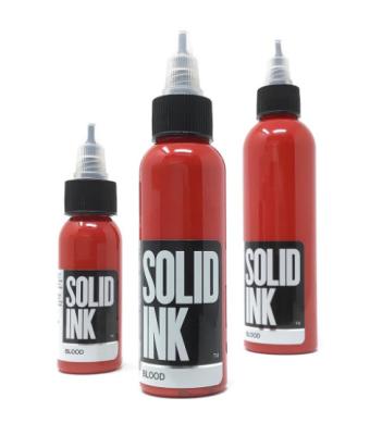 China Solid Natural Vegan Tattoo Ink Blood Pure Permanent Makeup Pigment 30ML 60ML 120ML 260ML for sale