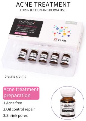 China Acne Treatment Essence Serum Injection Use Meso Theraphy Safe Good Effect Serum Set 5pcs/Set for sale