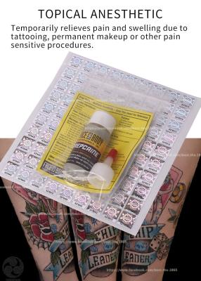 China PREPCAINE 30ml Sustain Numbing Gel Tattoo Anesthetic Pain Relieving Gel en venta