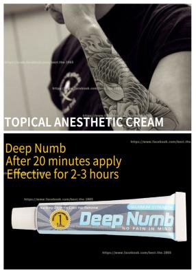 China OUR Tattoo Numbing Cream Gel, that's better than any tattoo numbing cream on the market. It is our original, non-oily nu à venda