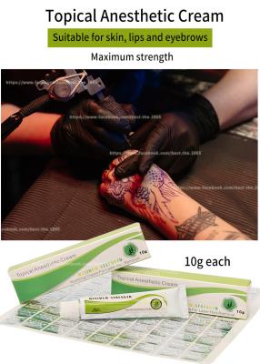 중국 Skin Tattoo Numb Anesthetic Cream 10g Dr Numb Super Numb Effective OEM Available 판매용