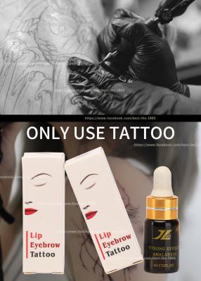 China Numbing Tattoo Anesthetic Solution Lip Eyebrow Lasting 3 Hours en venta