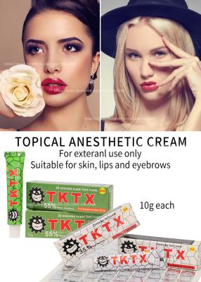 China Anesthetic TKTX Tattoo Numbing Cream Stopping Pain PMU Lip Tattoo Aftercare Cream for sale