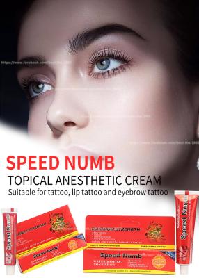 China Highly Effective Speed Numb Tattoo Cream 10g 30g Tattoo Anesthetic Numbing Cream Lip Eyebrow Body Tattoo à venda
