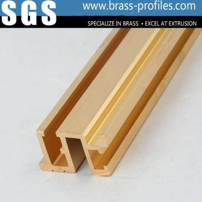 China C38500 Extruding Copper Brass Profiles Mirror Polishing Brass Products for sale