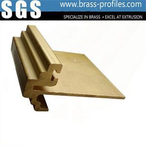 China Architectural Brass Profiles C2680 Copper Extrusions Alloy Frame for sale