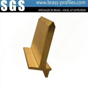 China Extruded Brass Profiles C3701 Copper Extrusions Alloy Frame for sale