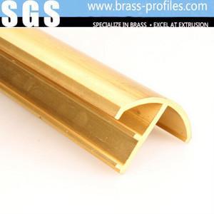 China Copper Extruding Profile Antique Brass Profiles Decorative Brass Profiles for sale