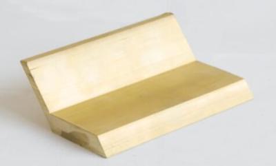 China Rustproof Brass L Shape Profiles Special Copper-L Sections For Window Frame for sale