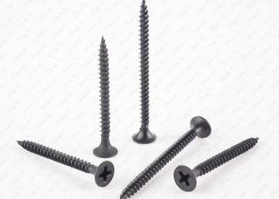 China Phillips Drive  Bugle Head Batten Screws Black Phosphated， double thread drywall screw for sale