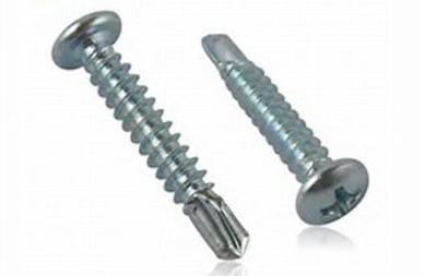 China 316 Stainless Steel Self Drilling Pan Head Screws Structural Steel DIN7504N for sale