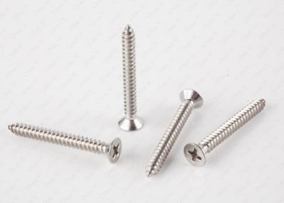China Self Tapping Stainless Steel Phillips Head Screws Countersunk Head A B Point for sale