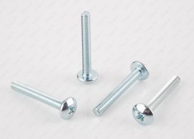 China Slotted Metric Machine Screws Truss Head Carbon Steel DIN Standard for sale