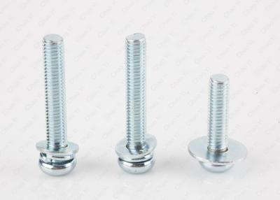 China M6 Metric Pan Head Phillips Machine Screws And Bolts Flat Washer for sale