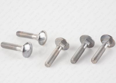 China 304  Stainless Steel Carriage Bolts Bolts Coarse Round Head Square Neck for sale