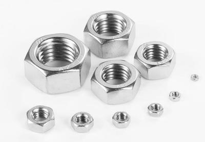 China Small Nut And Washer , Industrial Metric Hex Stainless Steel Hex Nut for sale