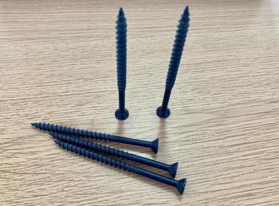 China 10g X 80mm Purlin Chipboard Screws #2 Square Drive With 4 Ribs Under Head for sale