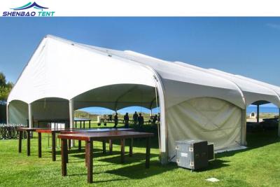 China 25x60m 1000 People PVC Large Curved Marquee Tent For Football Stadium for sale