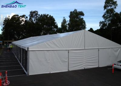 China Solid Sidewall Large Marquee Tent Hire With ABS Walls For Storage for sale