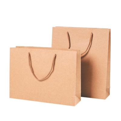 China White Black Personalized Kraft Bags Small Carrying With Handles for sale