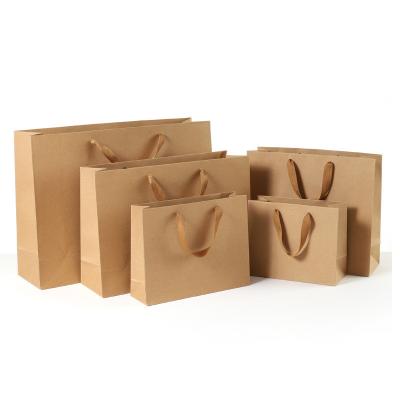 Chine Emballage de papier de achat de luxe fait sur commande de Brown Papier d'emballage de cadeau blanc noir de sacs en papier à vendre
