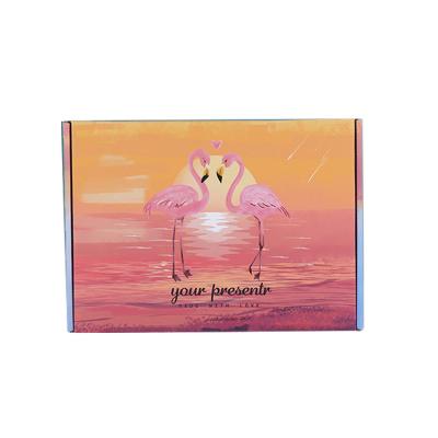 China El embalaje del cosmético de la caja de cartón del aeroplano del rosa del regalo fijó el pequeño triángulo Unicorn Ideas en venta