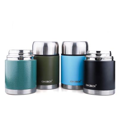China Thermos Vacuum Food Container Double Wall Hot Food Flask 500ml 600ml 700ml 800ml 1000ml for sale