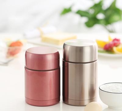 China 600ml 700ml 800ml 1000ml Vacuum Food Container Stainless Steel Thermos For Food for sale