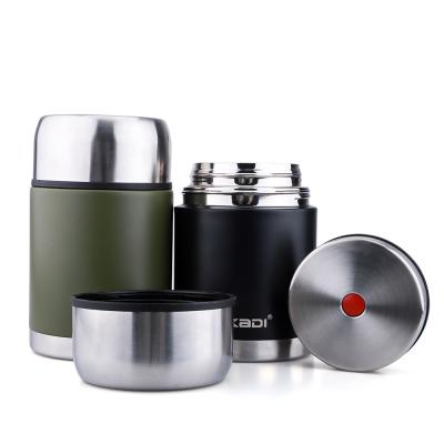 China 500ML 800ML Stainless Steel  Vacuum Food Container Simple Healthy Food Jar for sale