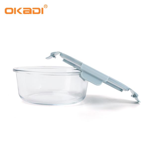 Quality Storage Vacuum Food Container Borosilicate Glass Lunch Box Glass Vacuum for sale