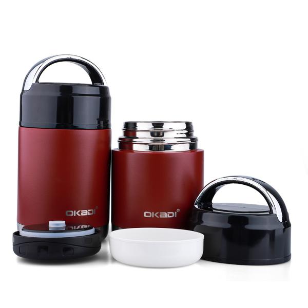 Quality Thermos Vacuum Food Container With Bowl Handheld Stainless Steel Food Jar For for sale