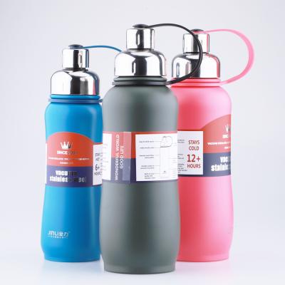 Chine Bouteille à boire personnalisée de 1 litre Bouteille d'eau filtrée, 500/1000 ml Bouteille d'eau métallique de Tritan inoxydable à vendre
